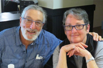 Jerome Zimmerman MFA 65 SC and Salli Zimmerman 65 PT. Link to their story